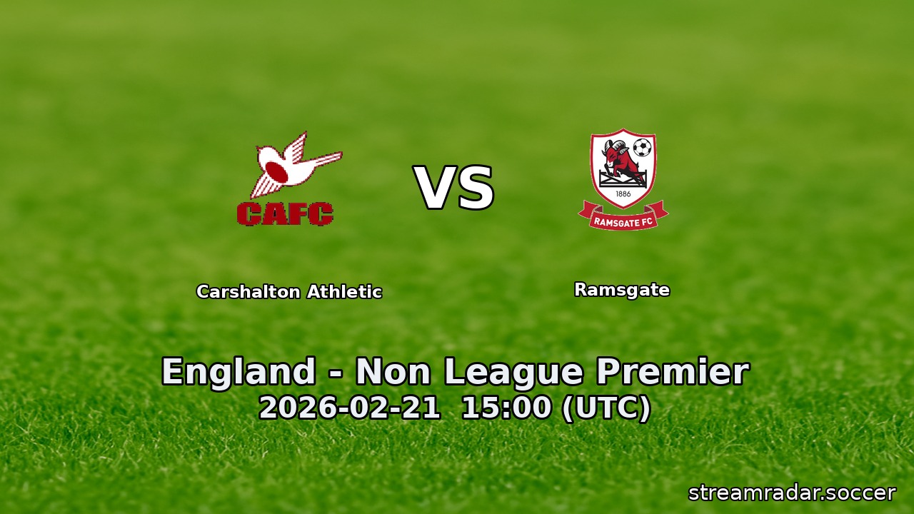 Carshalton Athletic vs Ramsgate