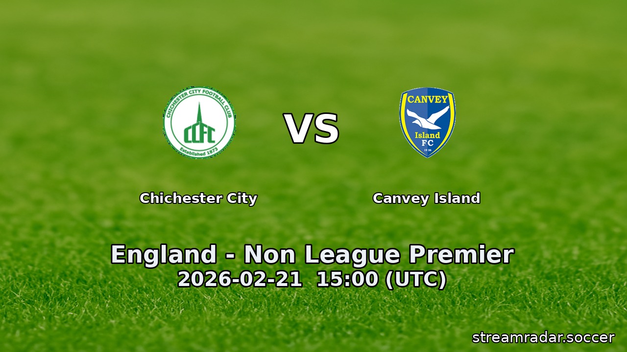 Chichester City vs Canvey Island