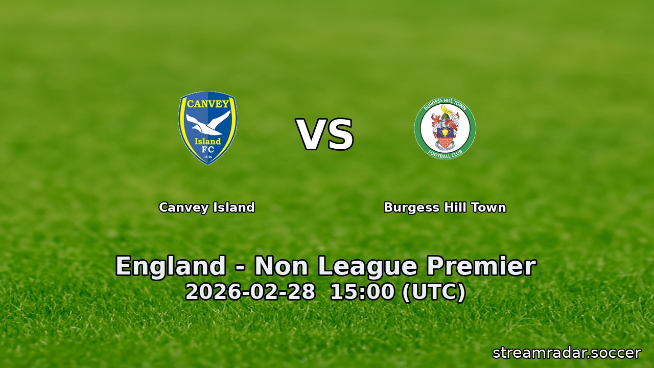 Canvey Island vs Burgess Hill Town