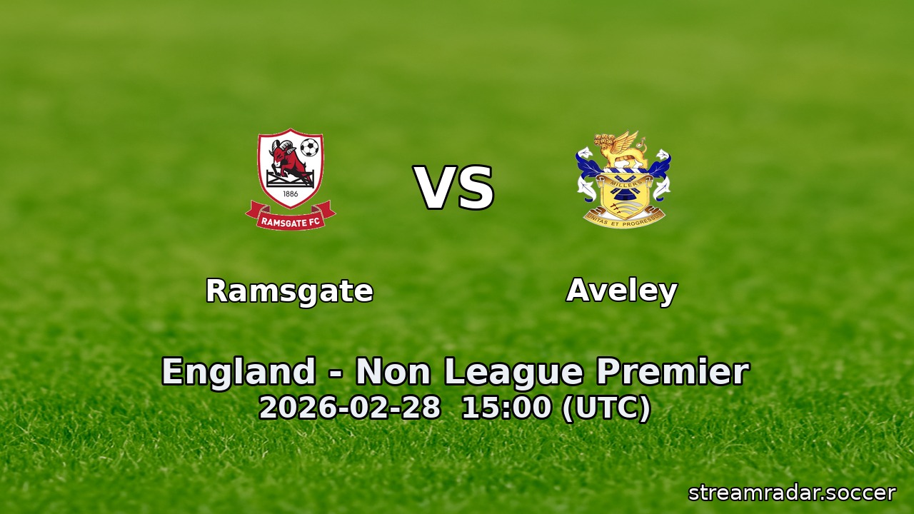 Ramsgate vs Aveley