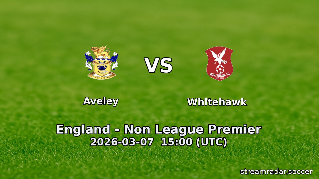 Aveley vs Whitehawk