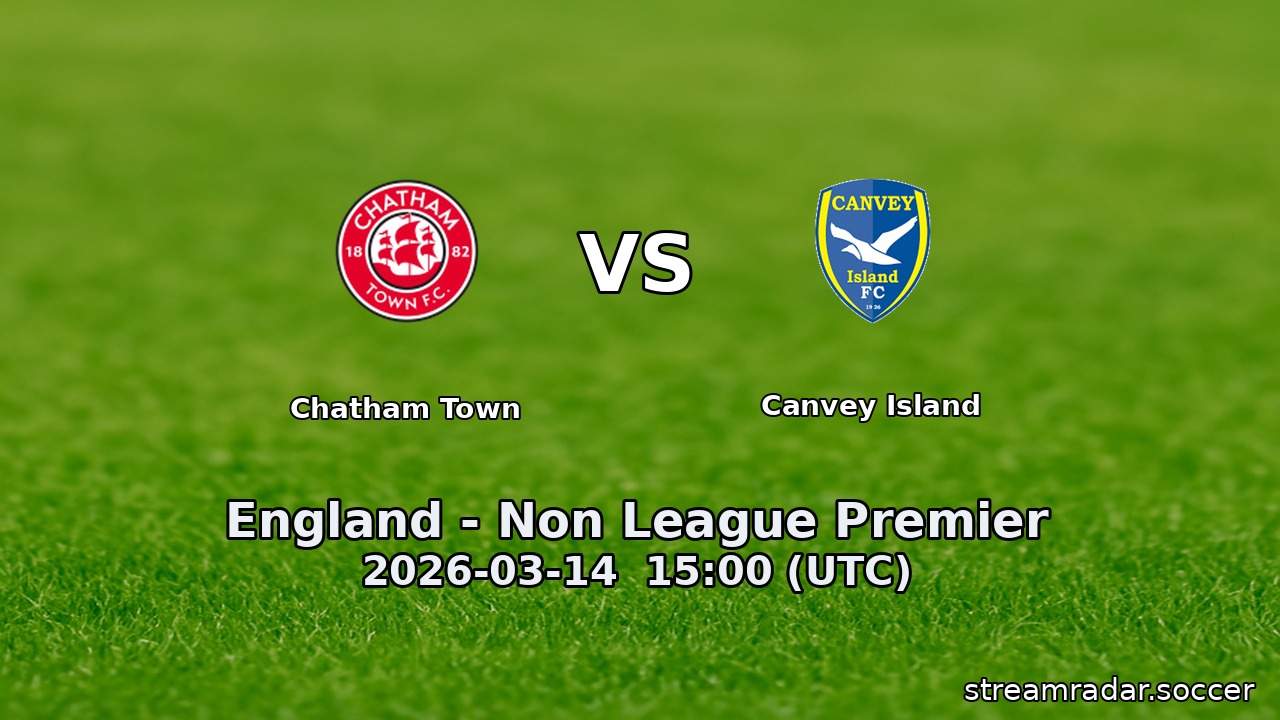 Chatham Town vs Canvey Island