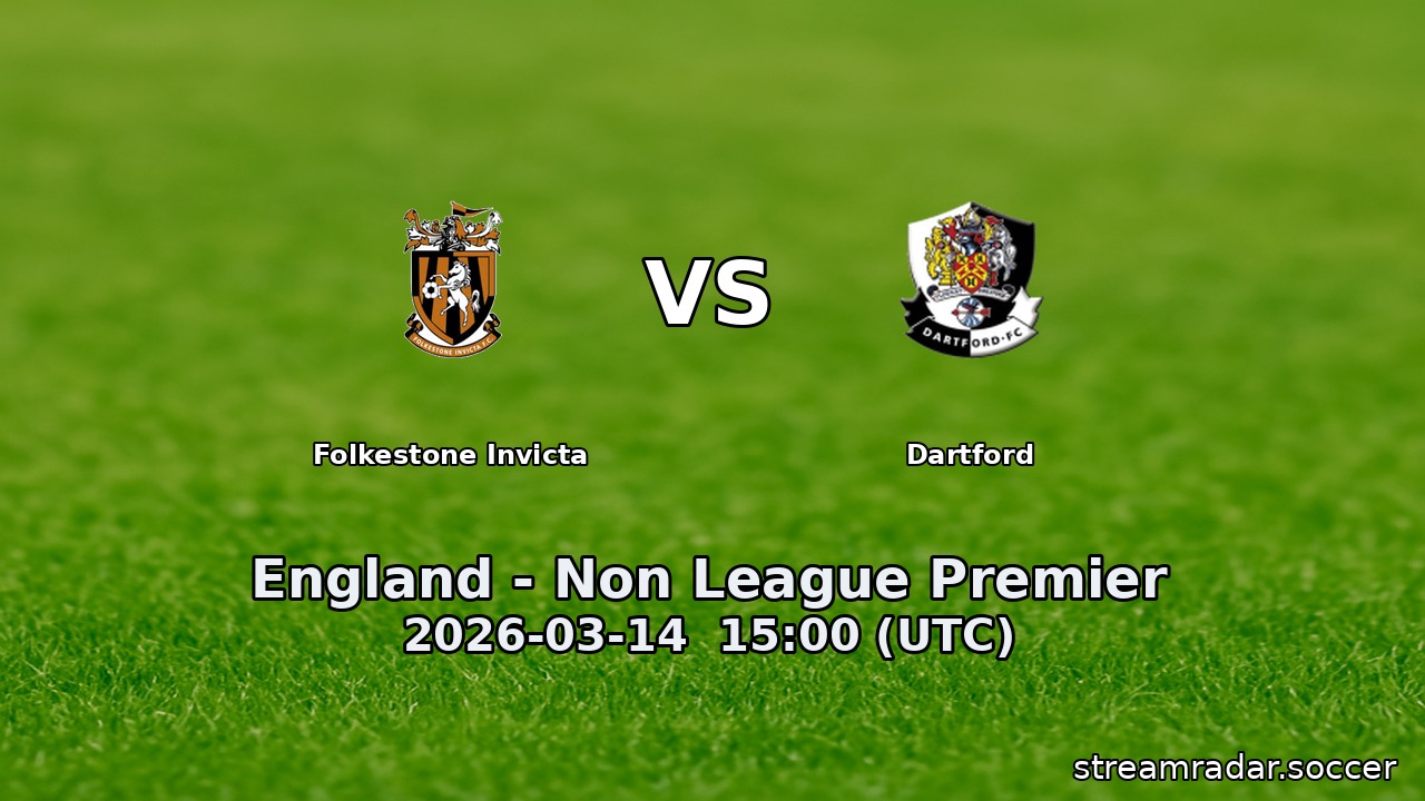 Folkestone Invicta vs Dartford