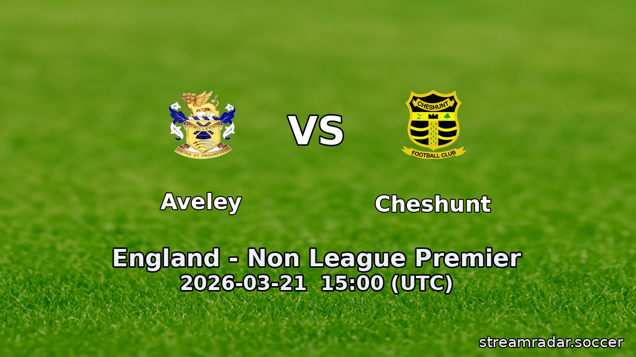 Aveley vs Cheshunt