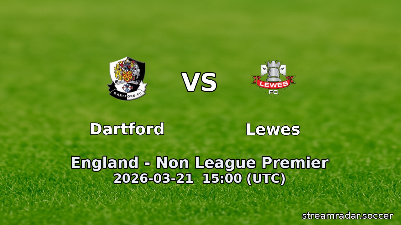 Dartford vs Lewes