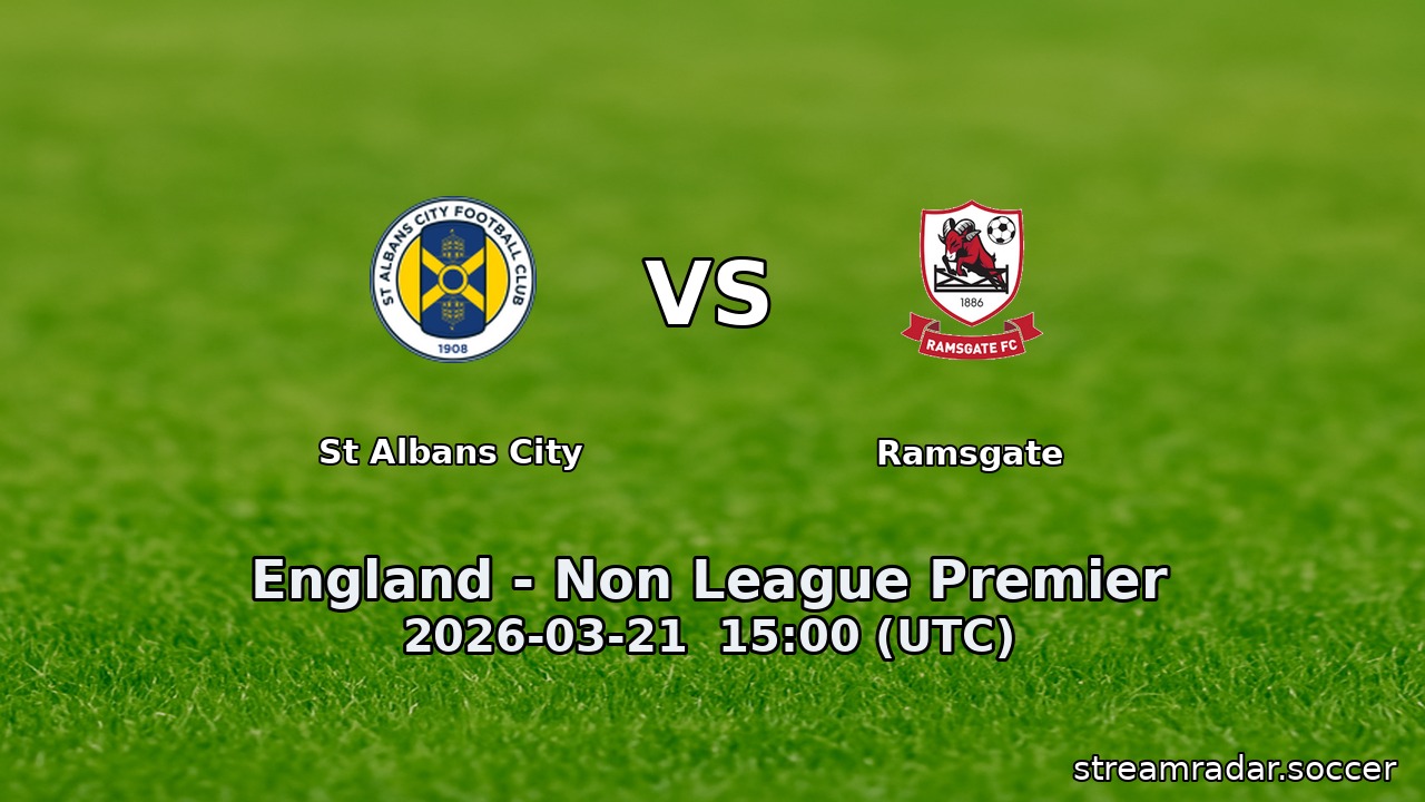 St Albans City vs Ramsgate