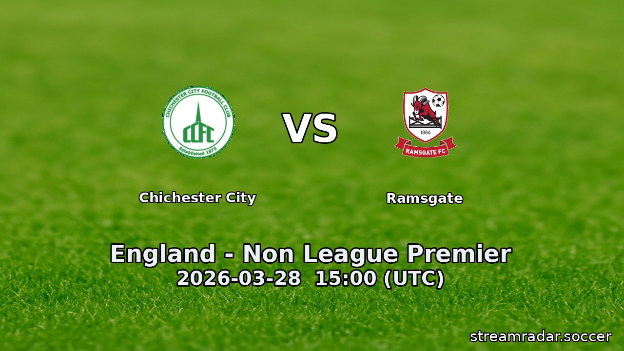 Chichester City vs Ramsgate