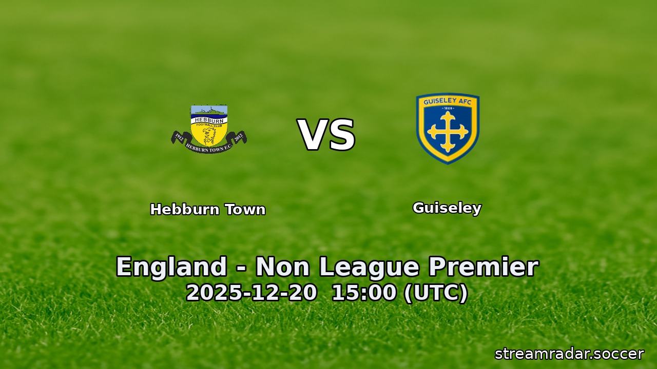 Hebburn Town vs Guiseley