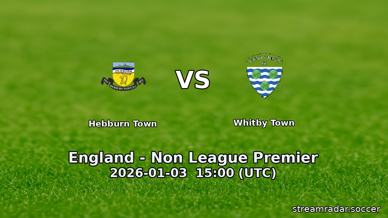 Hebburn Town vs Whitby Town