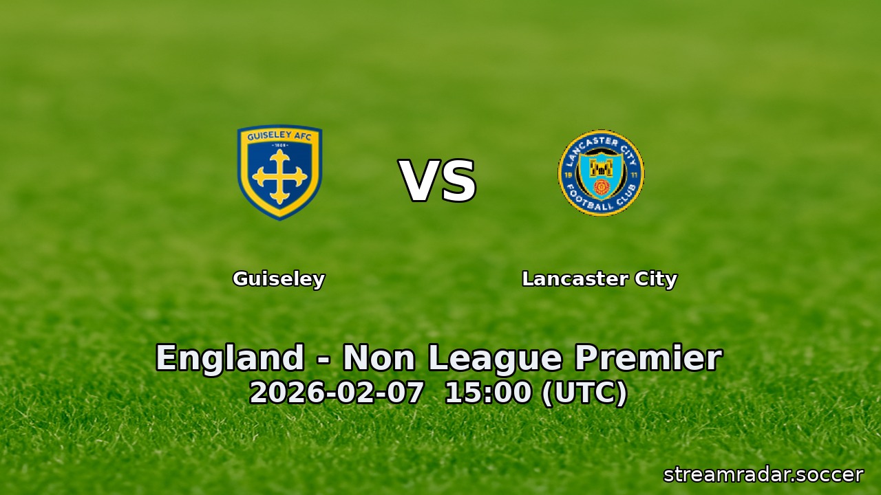 Guiseley vs Lancaster City