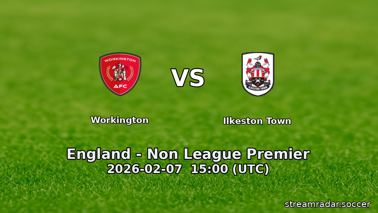 Workington vs Ilkeston Town