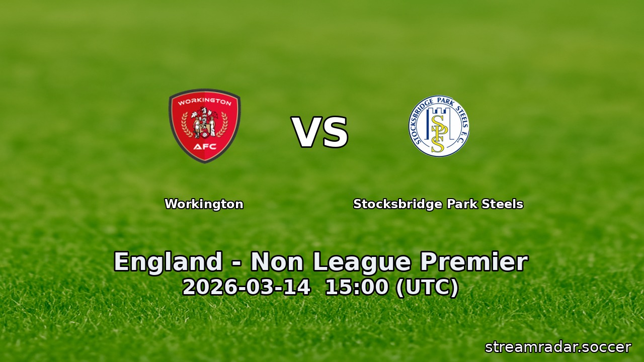 Workington vs Stocksbridge Park Steels