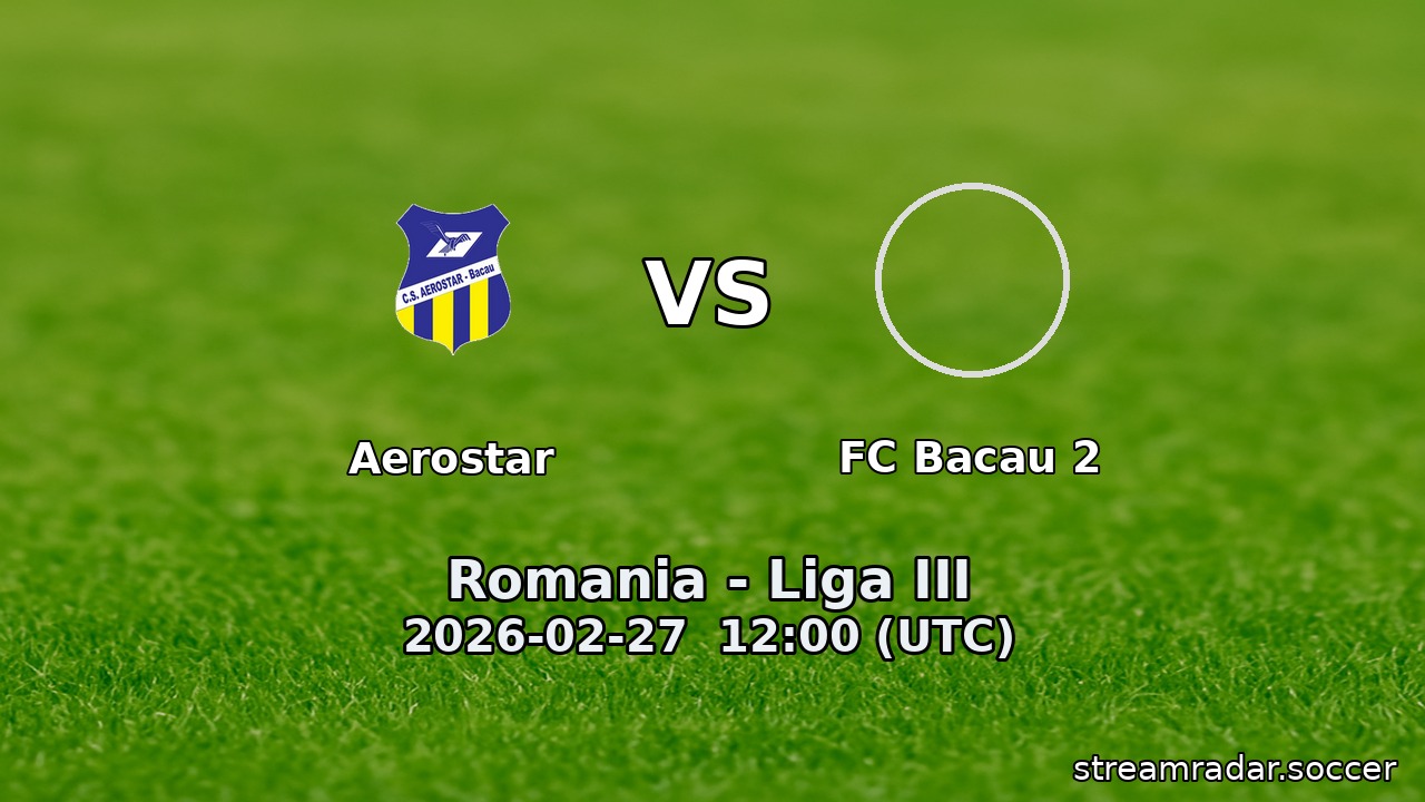 Aerostar vs FC Bacau 2