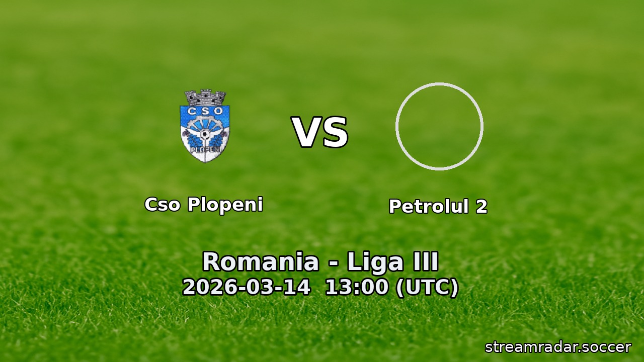 Cso Plopeni vs Petrolul 2
