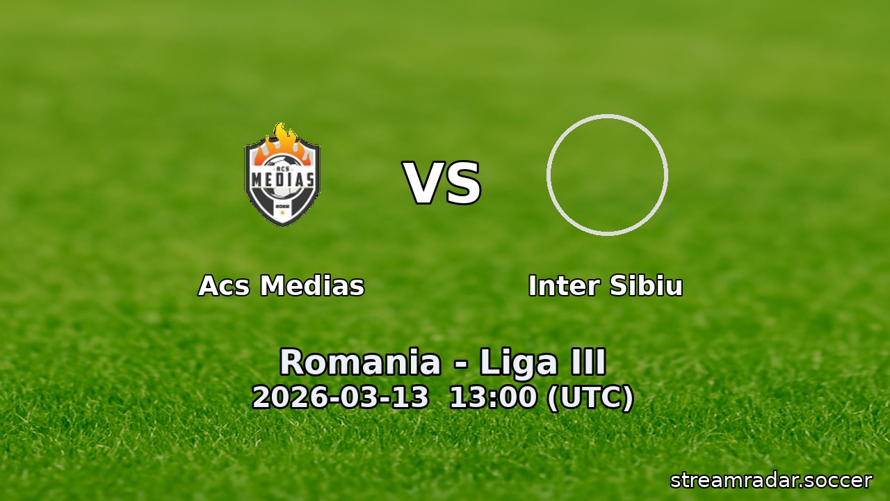 Acs Medias vs Inter Sibiu