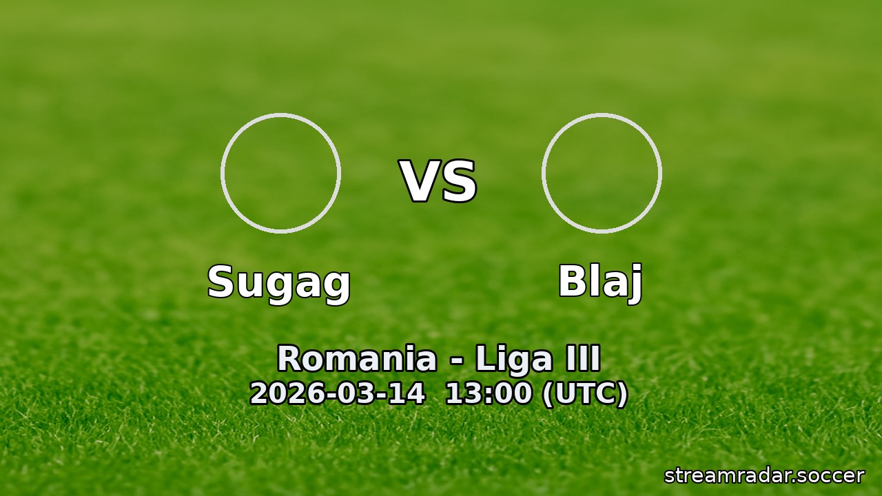 Sugag vs Blaj