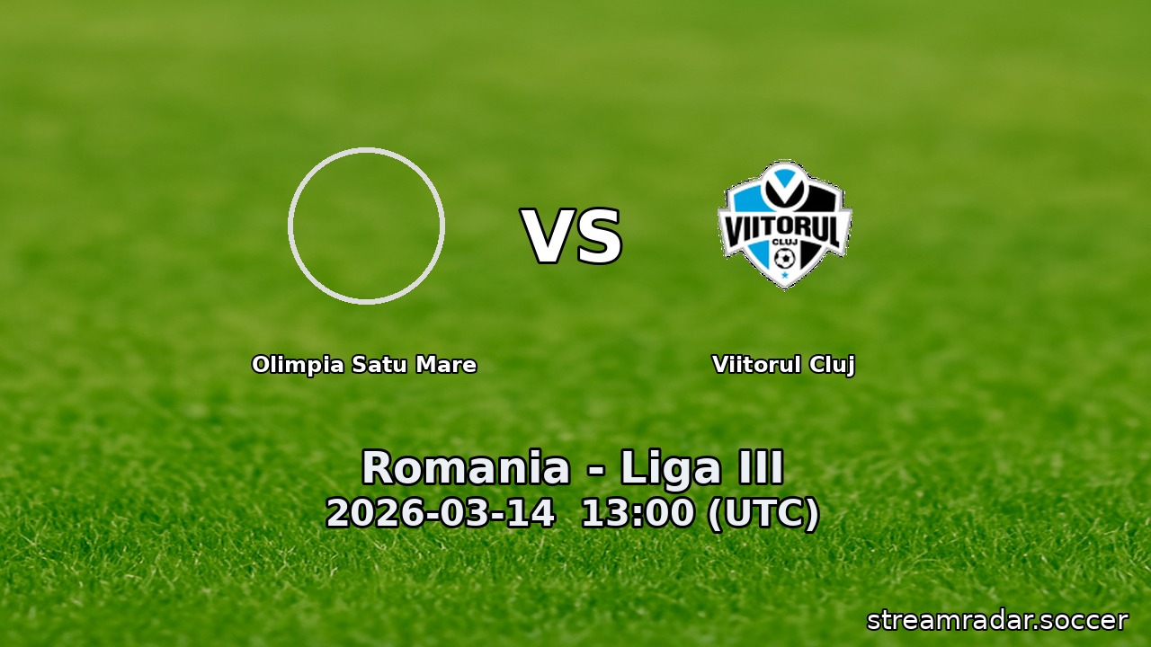 Olimpia Satu Mare vs Viitorul Cluj
