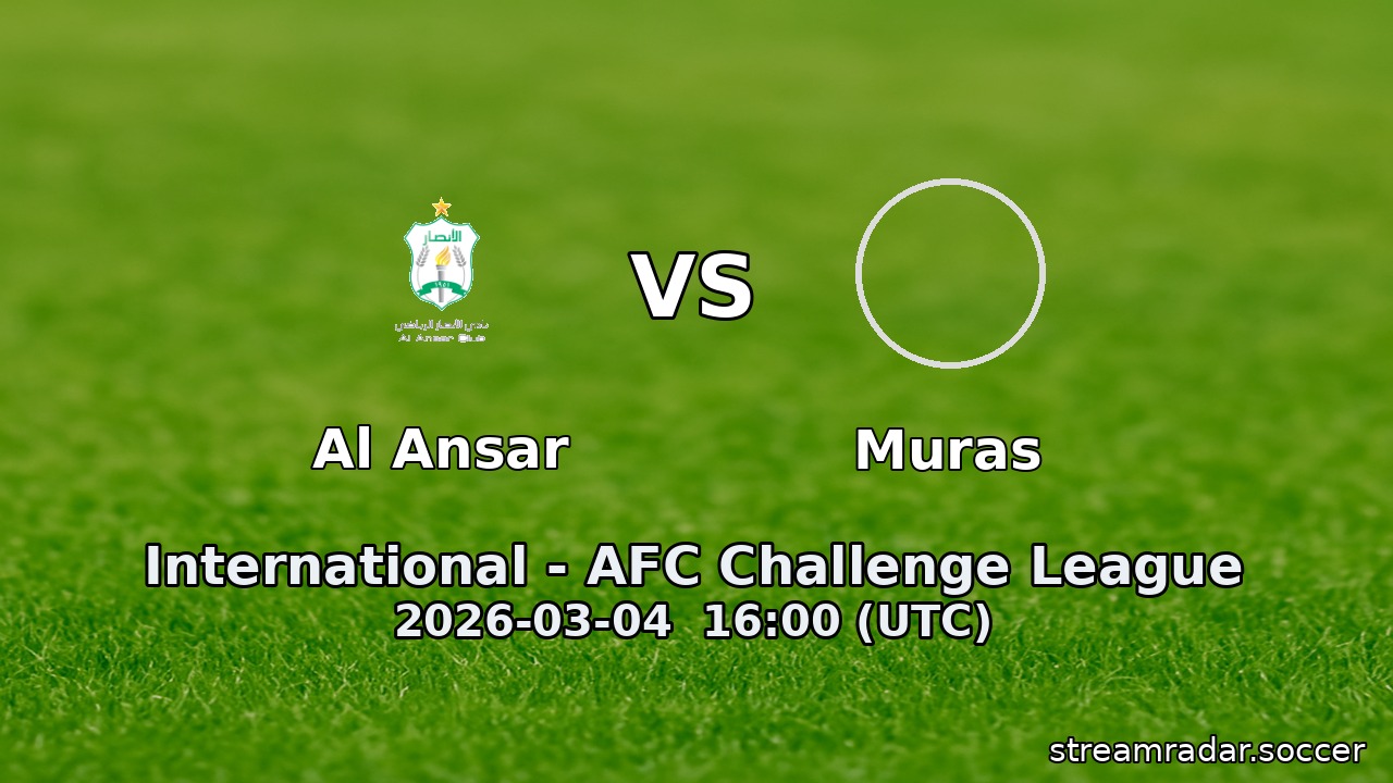 Al Ansar vs Muras
