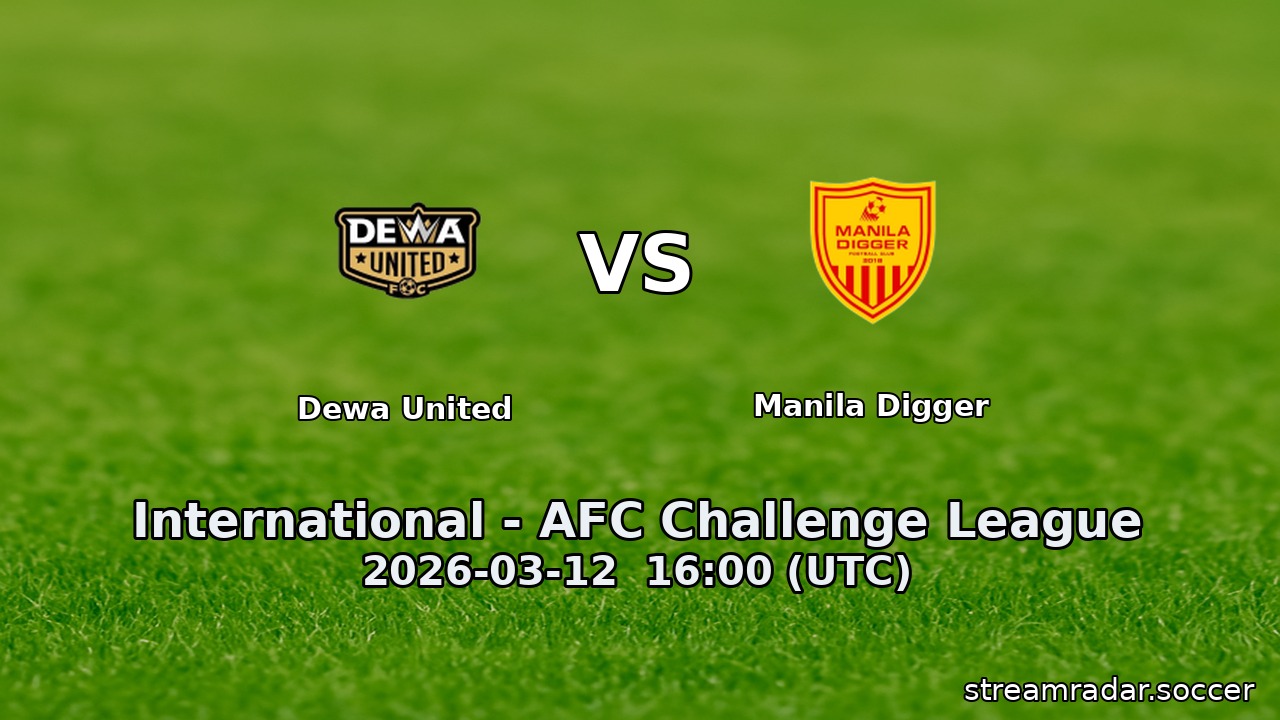 Dewa United vs Manila Digger
