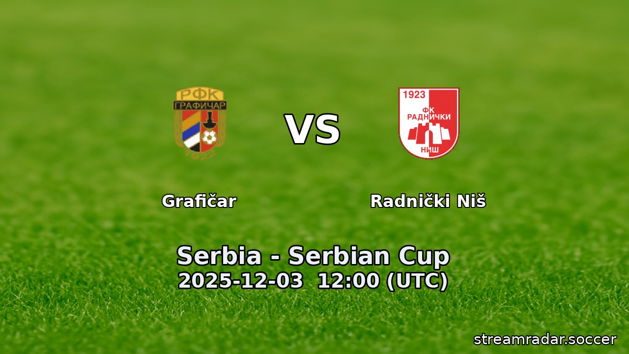 Grafičar vs Radnički Niš