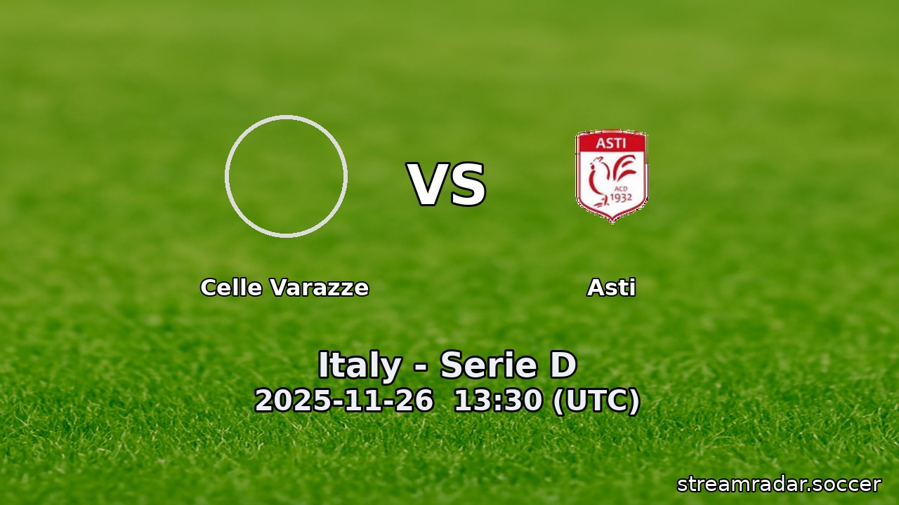 Celle Varazze vs Asti