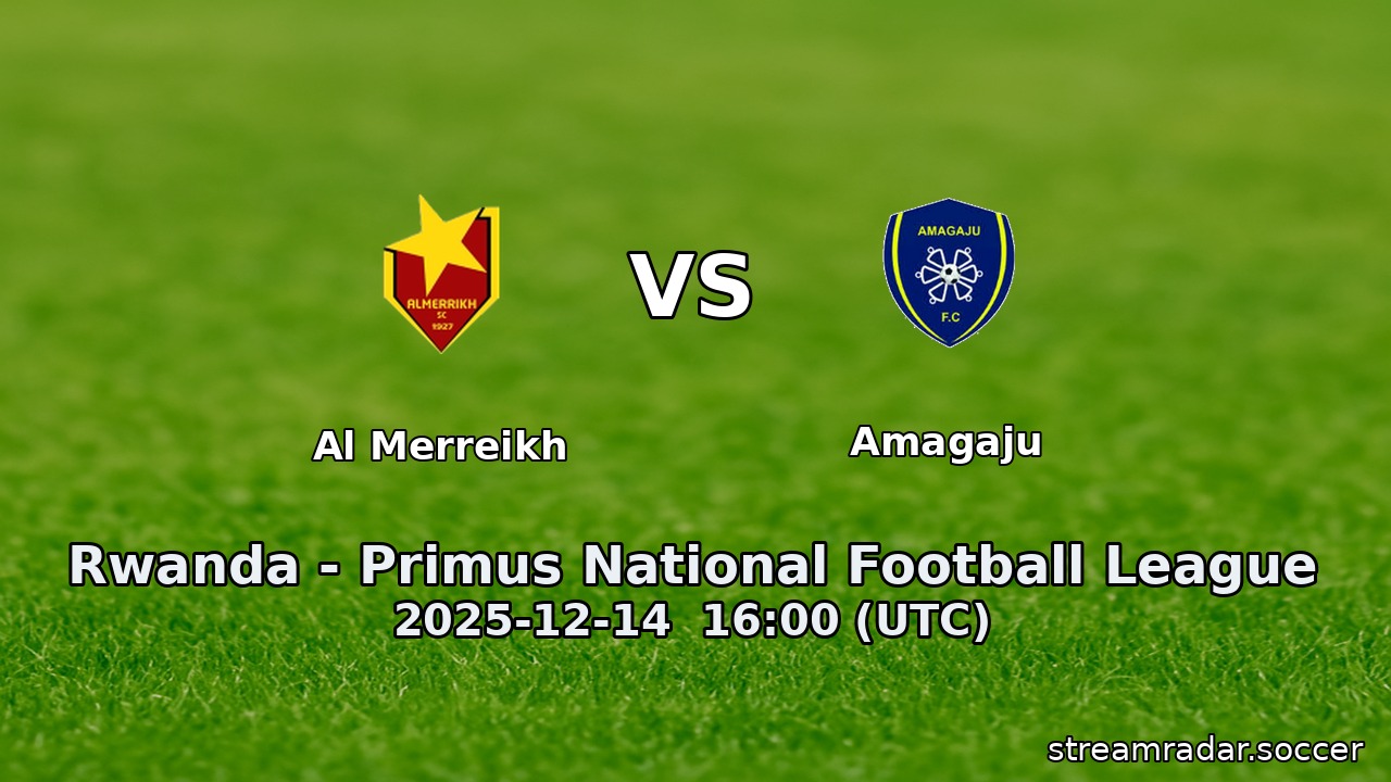 Al Merreikh vs Amagaju