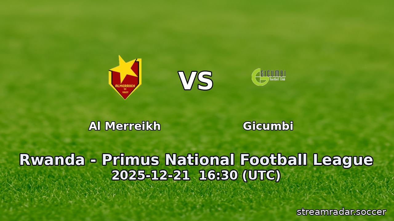Al Merreikh vs Gicumbi