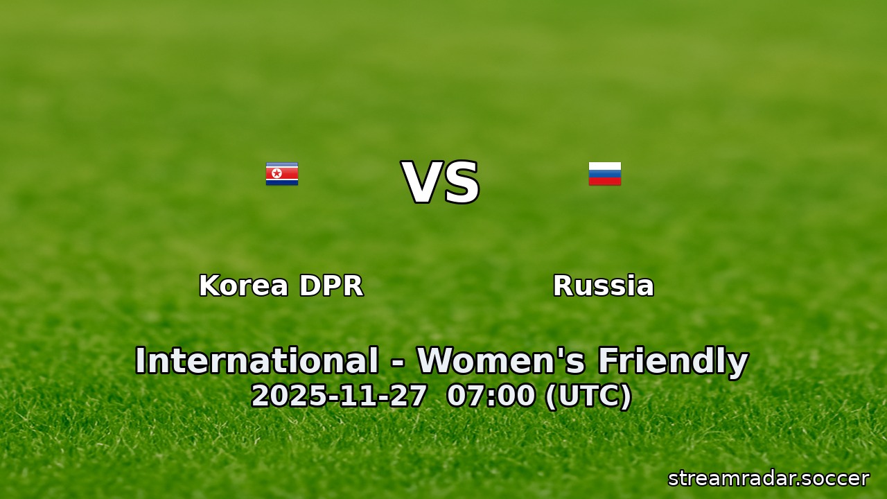 Korea DPR vs Russia