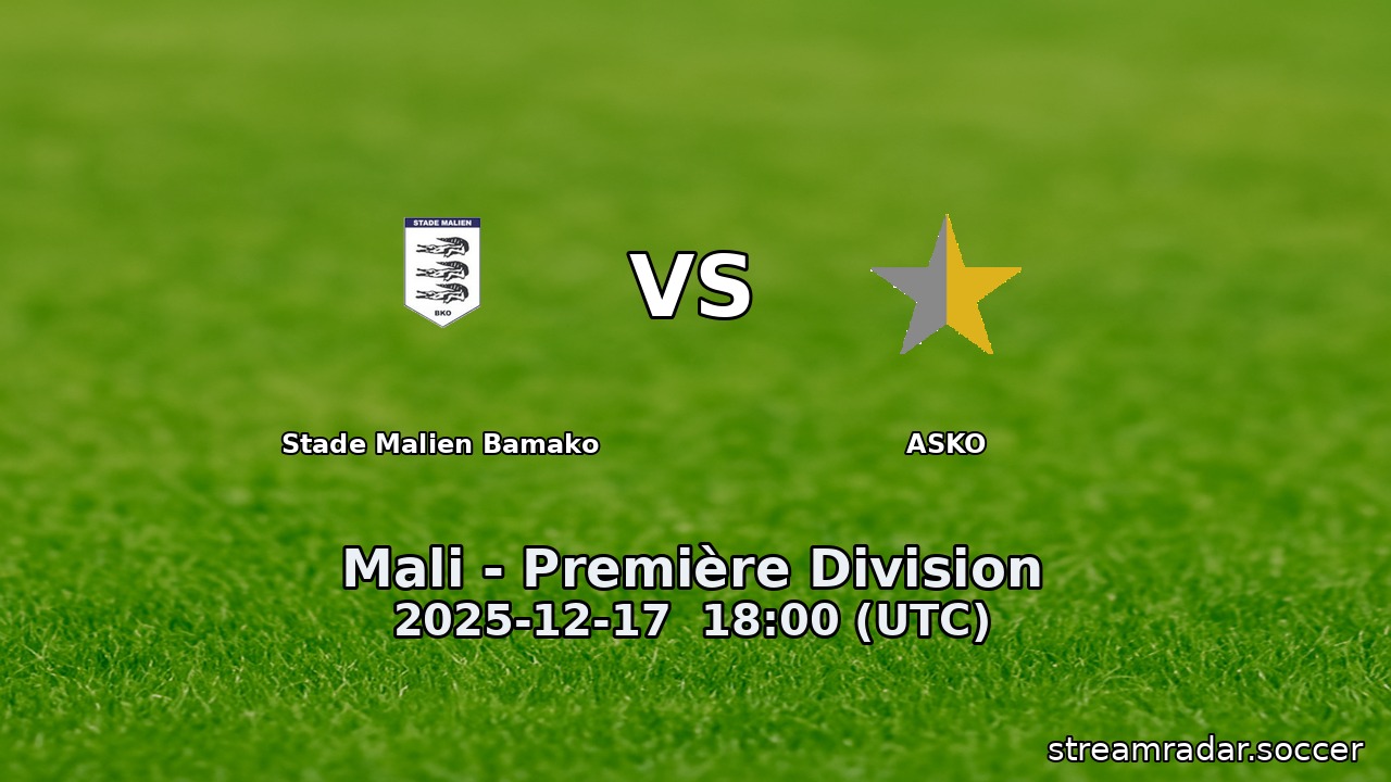 Stade Malien Bamako vs ASKO