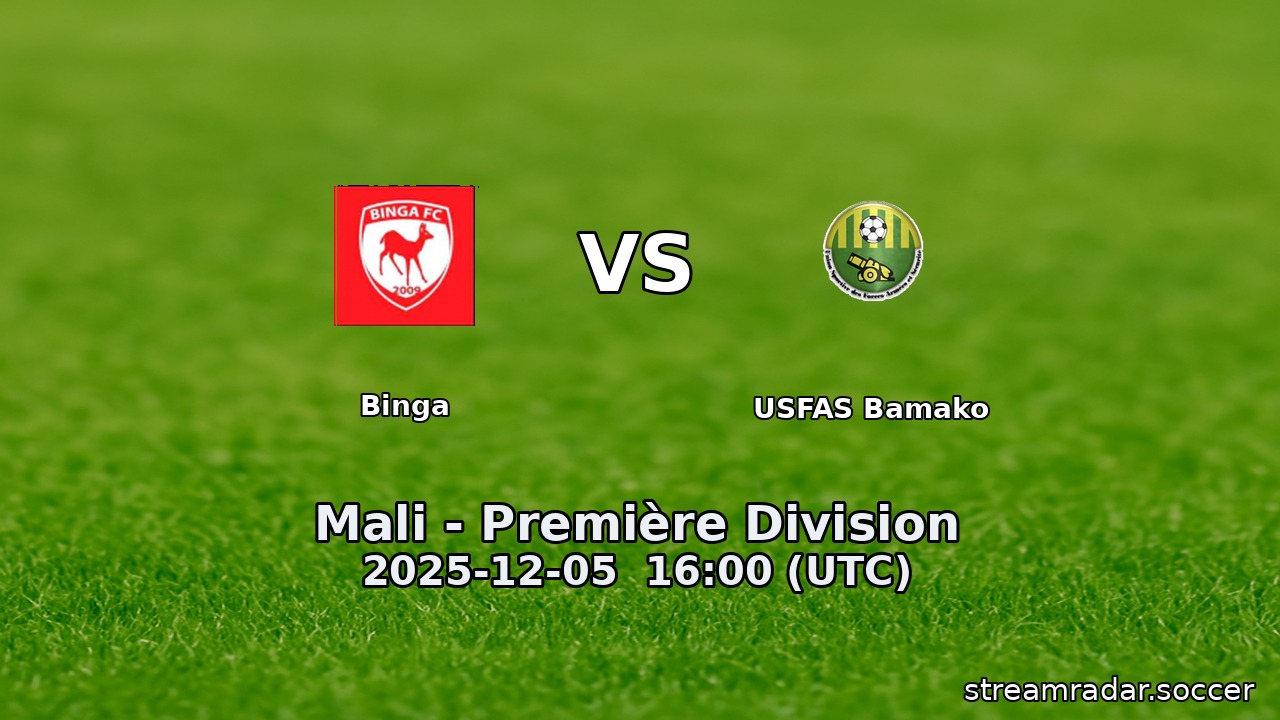 Binga vs USFAS Bamako