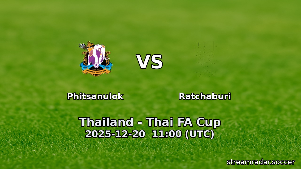 Phitsanulok vs Ratchaburi