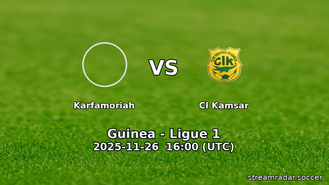 Karfamoriah vs CI Kamsar