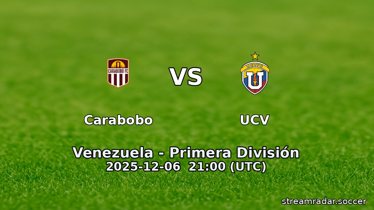 Carabobo vs UCV