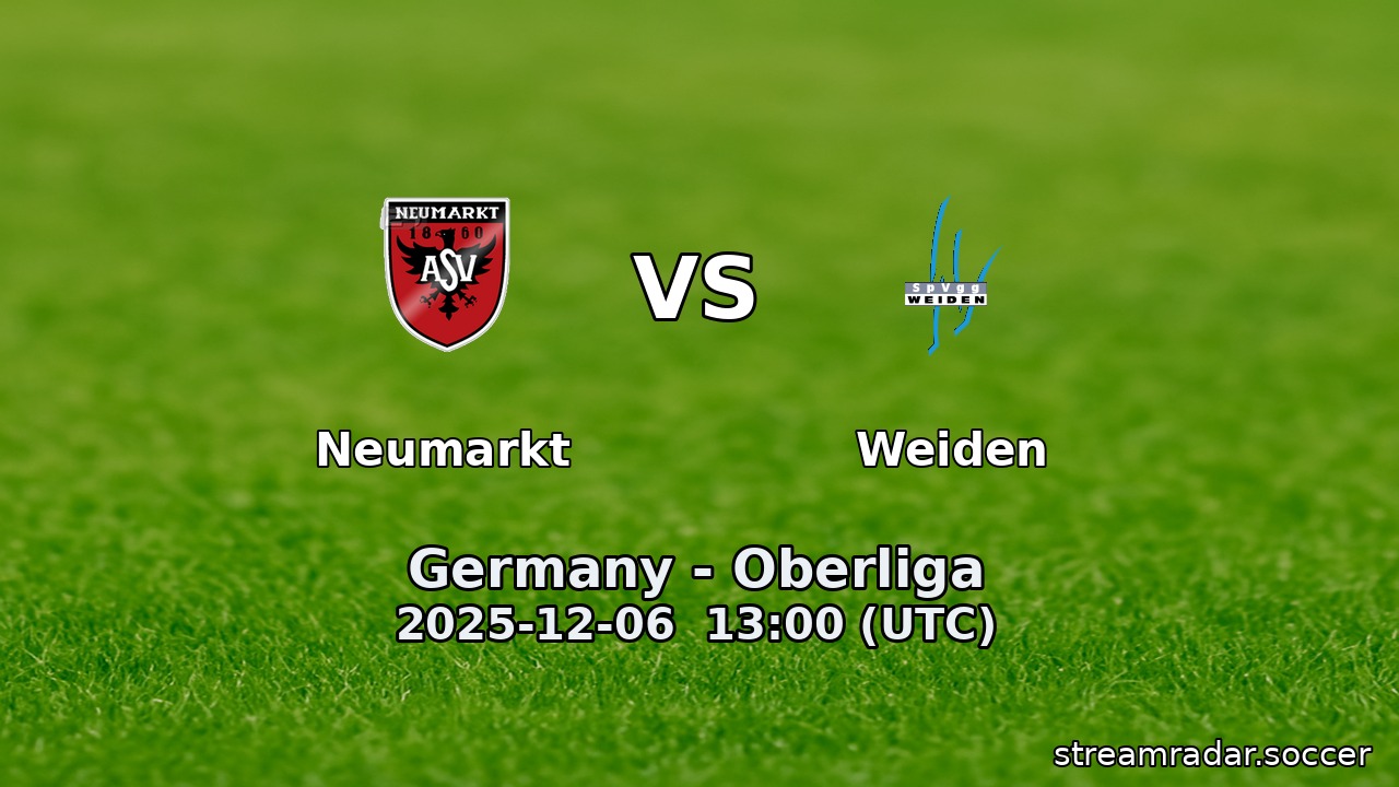Neumarkt vs Weiden