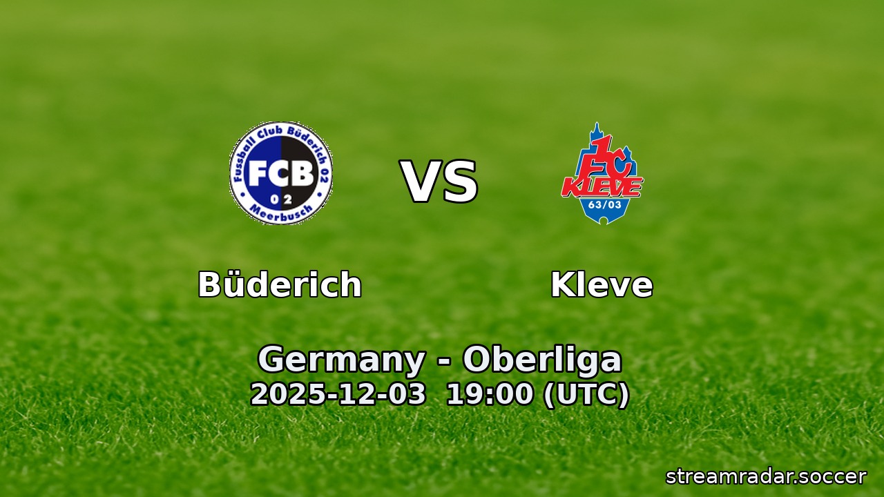 Büderich vs Kleve