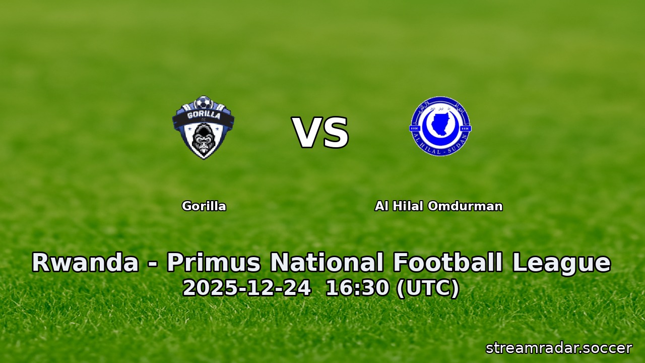 Gorilla vs Al Hilal Omdurman