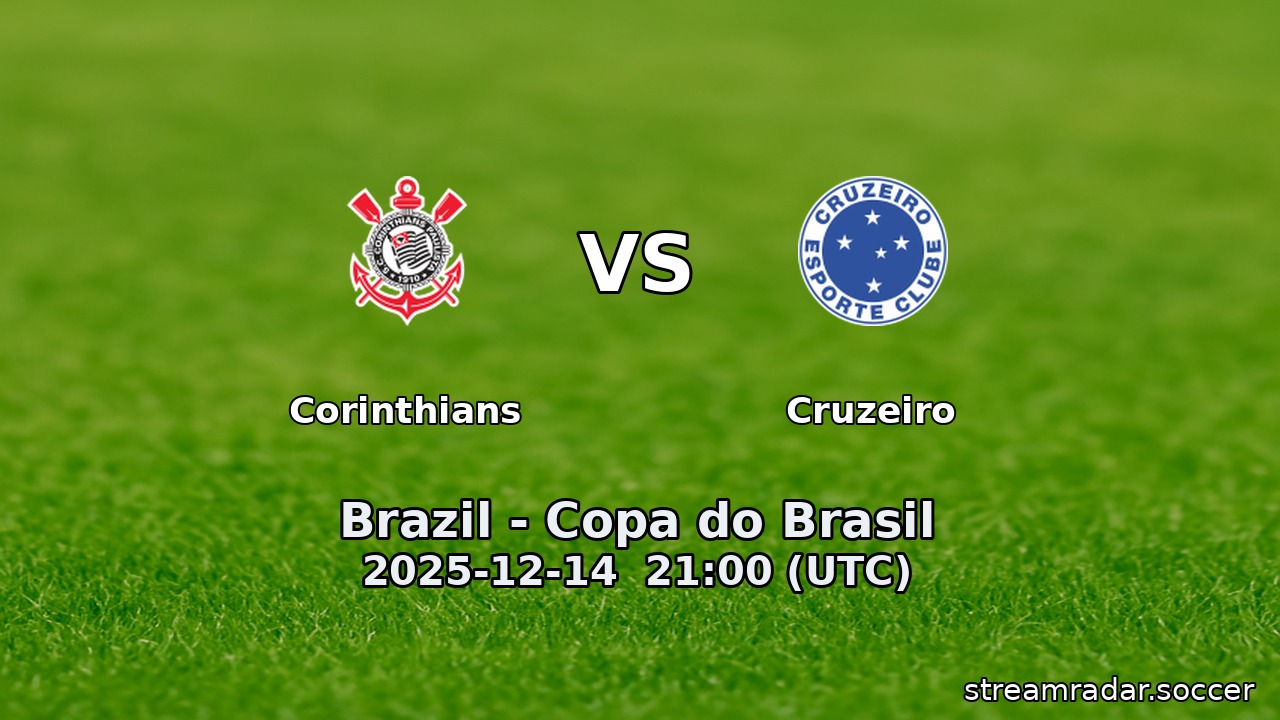Corinthians vs Cruzeiro