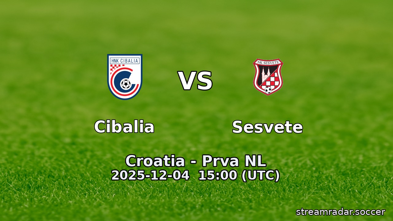 Cibalia vs Sesvete