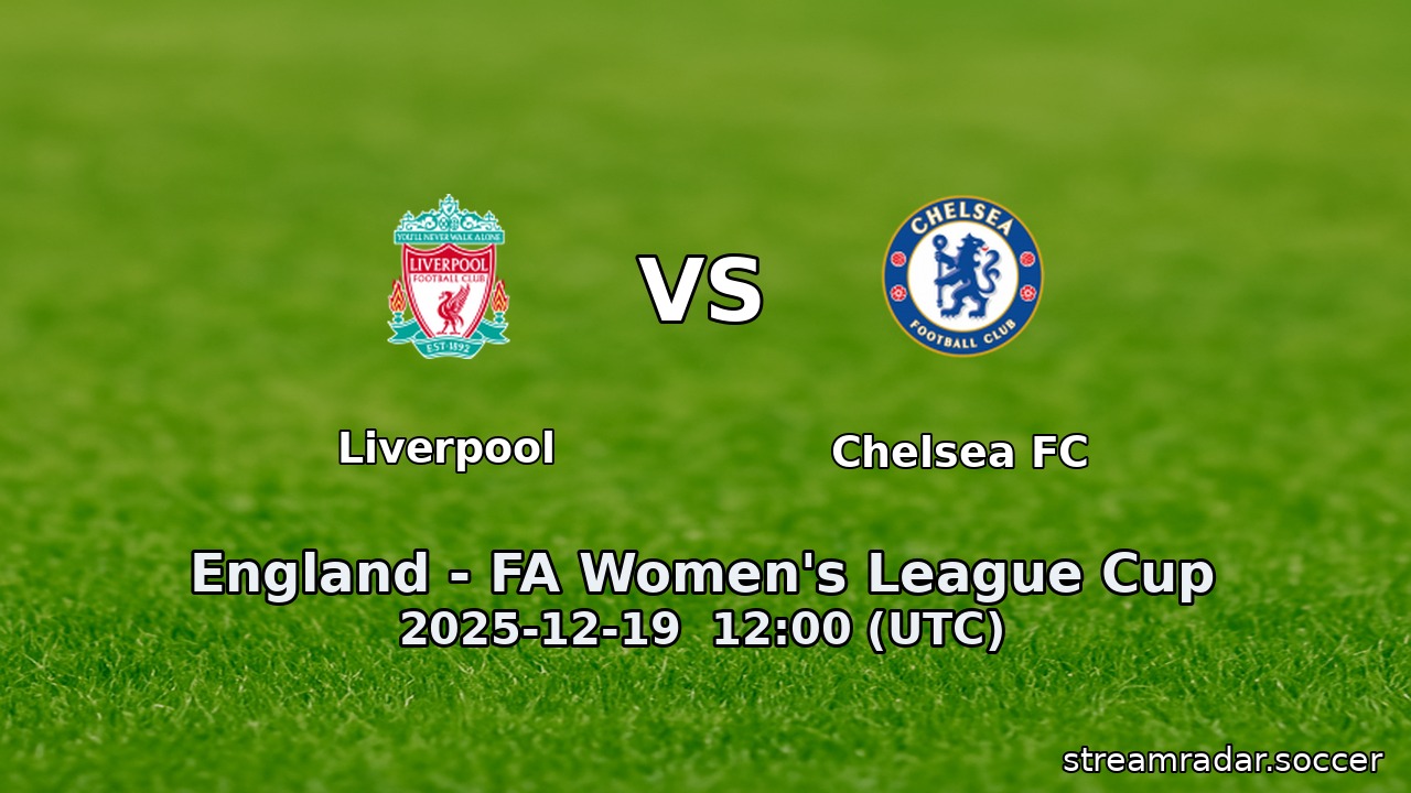 Liverpool vs Chelsea FC