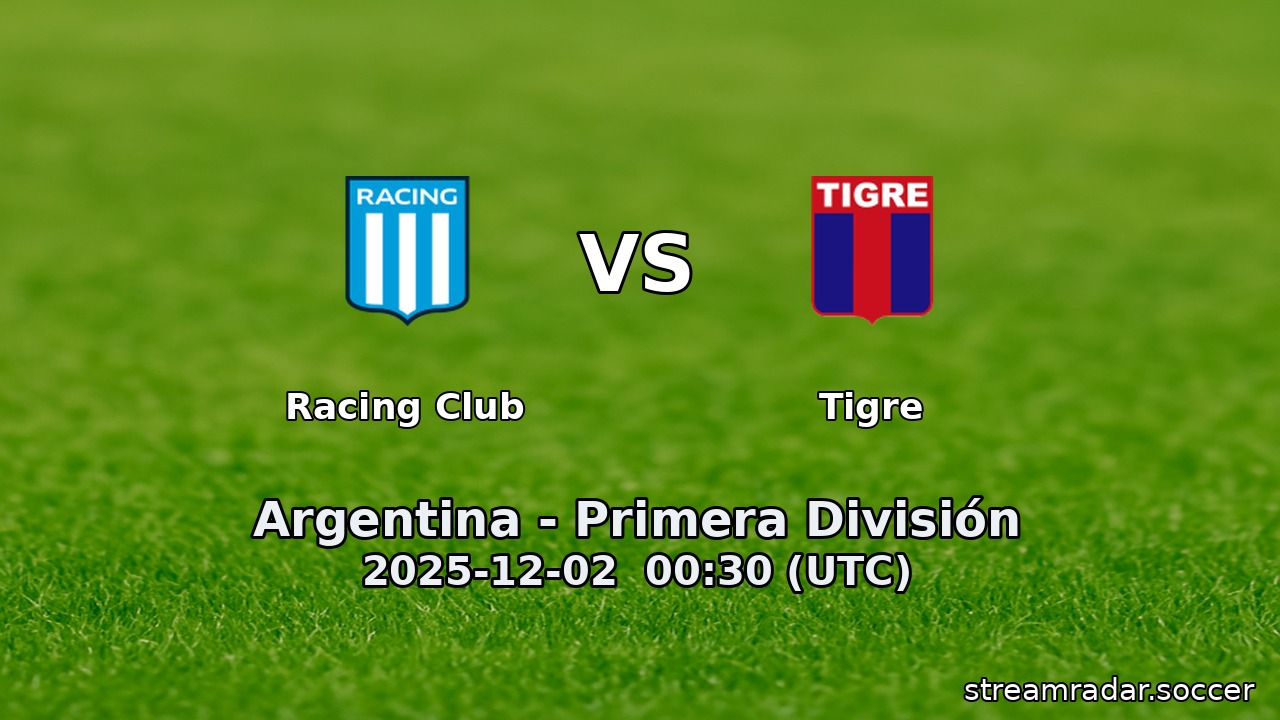 Racing Club vs Tigre