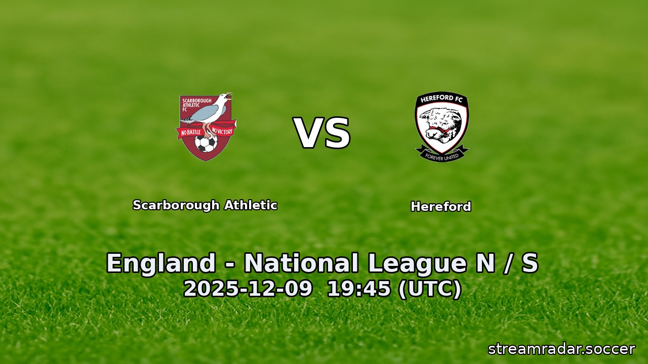 Scarborough Athletic vs Hereford