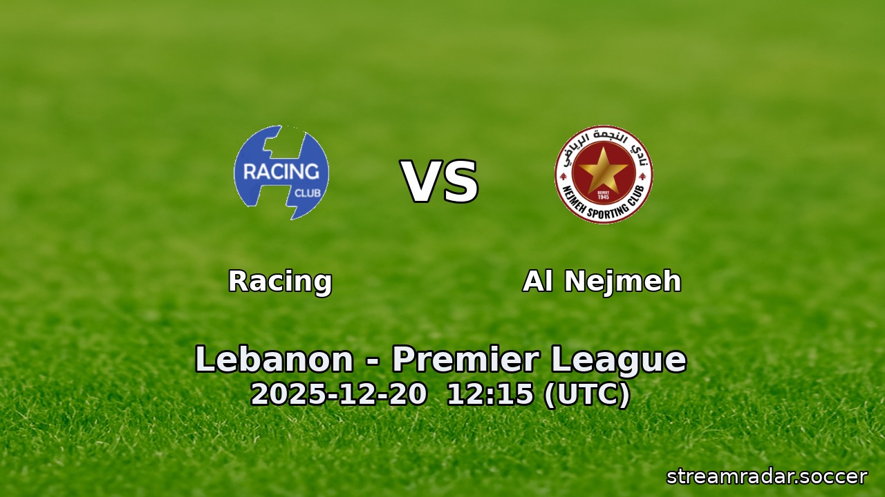 Racing vs Al Nejmeh