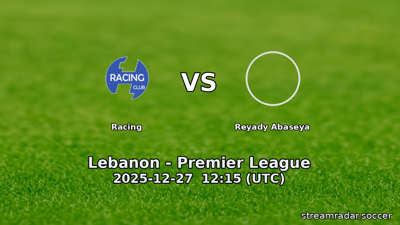 Racing vs Reyady Abaseya