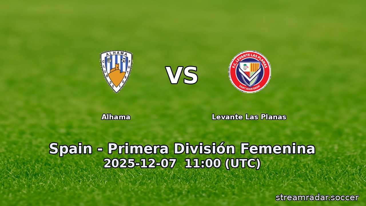 Alhama vs Levante Las Planas