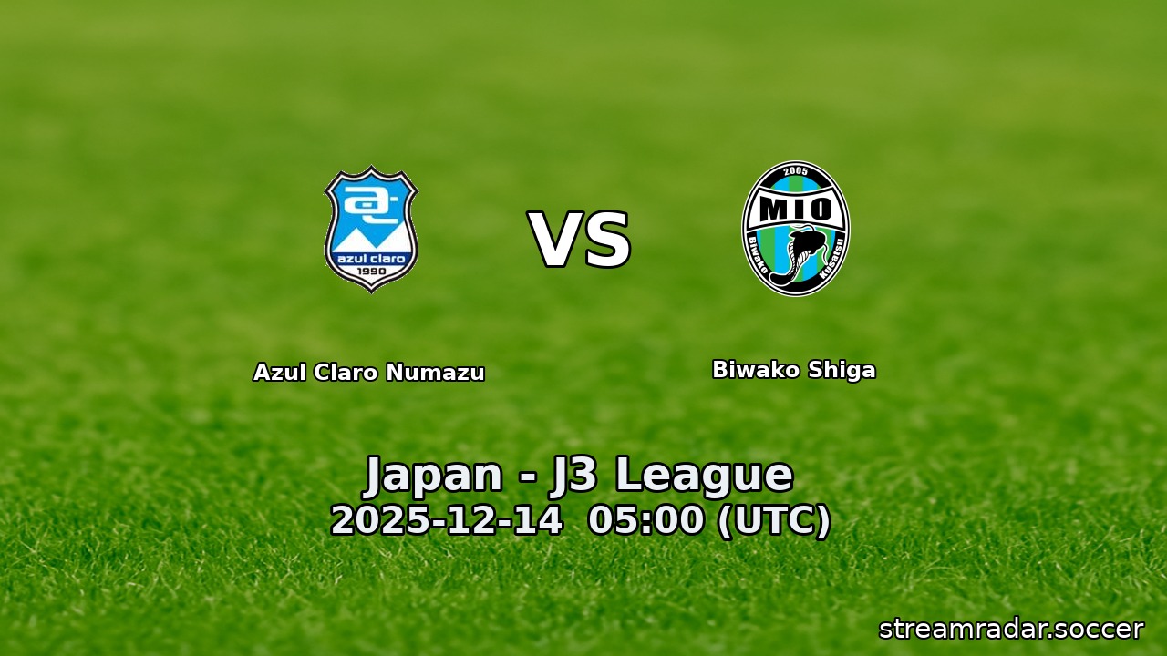 Azul Claro Numazu vs Biwako Shiga