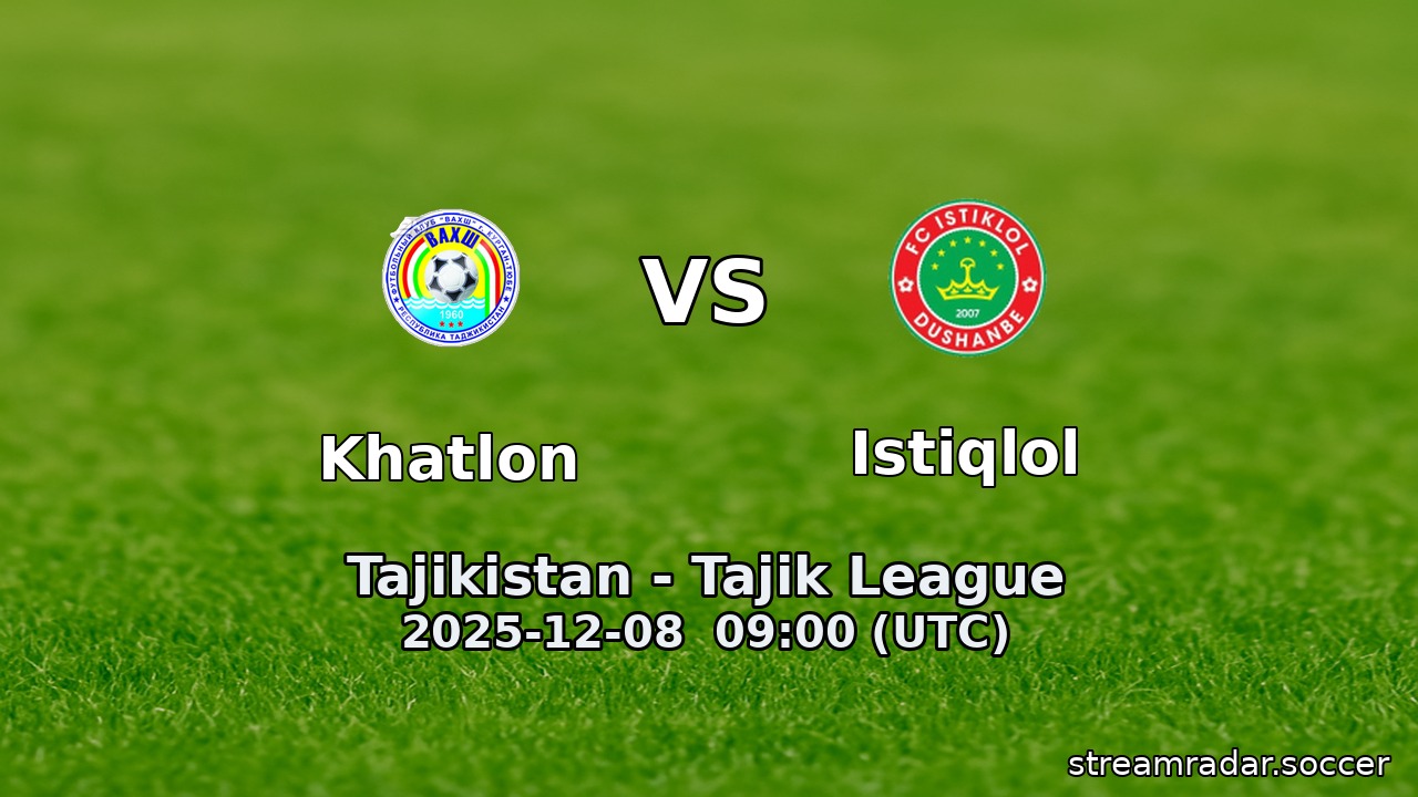 Khatlon vs Istiqlol