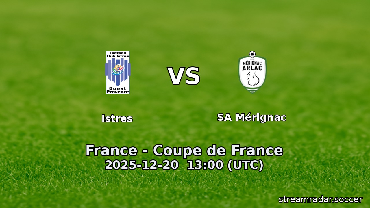SA Mérignac vs Istres