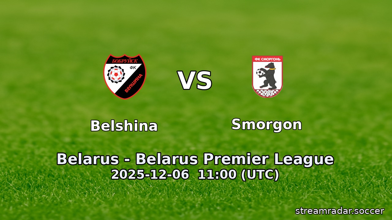 Belshina vs Smorgon