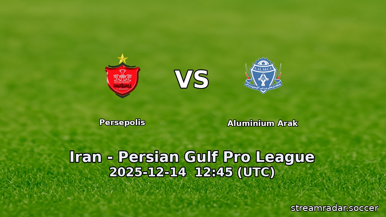 Persepolis vs Aluminium Arak