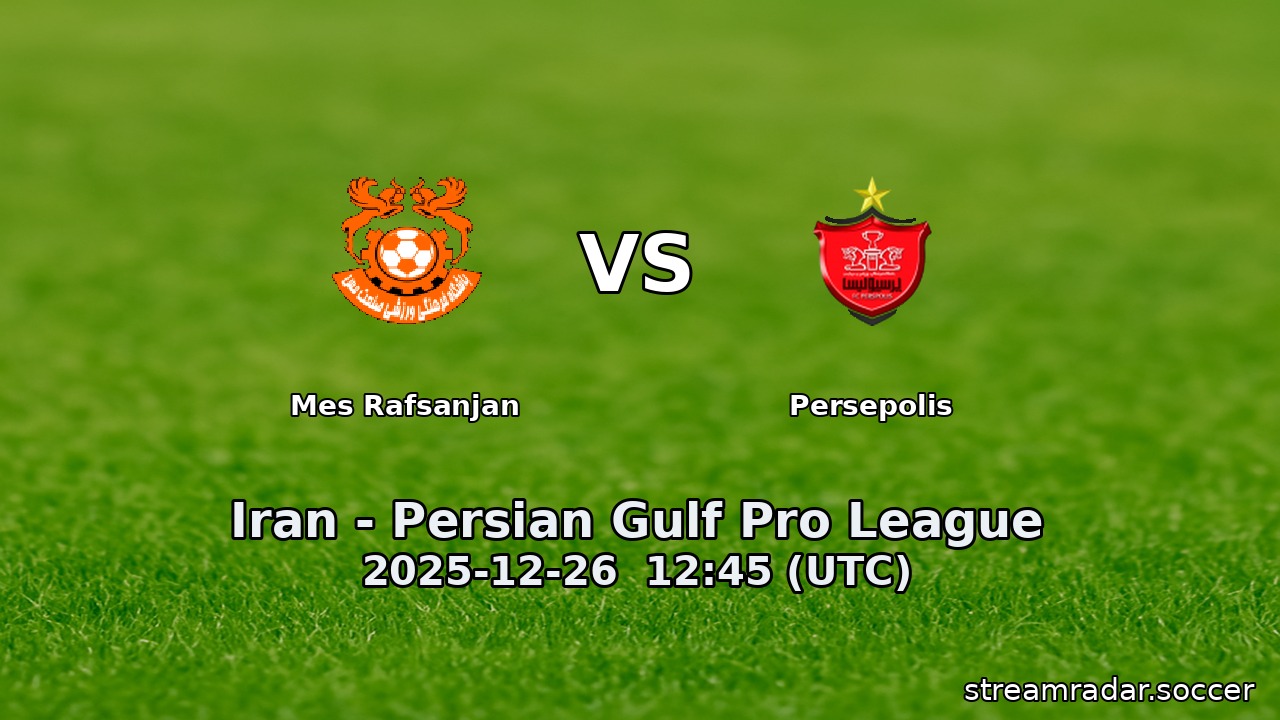 Mes Rafsanjan vs Persepolis